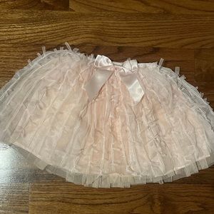 Fancy light pink skirt size 5/6 girls